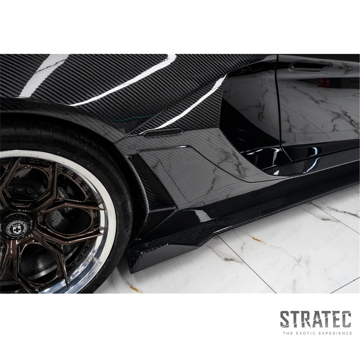 SVJ Style Full Carbon Fiber Aero Body Kit for Lamborghini Aventador LP700 LP740 LP750 Coupe