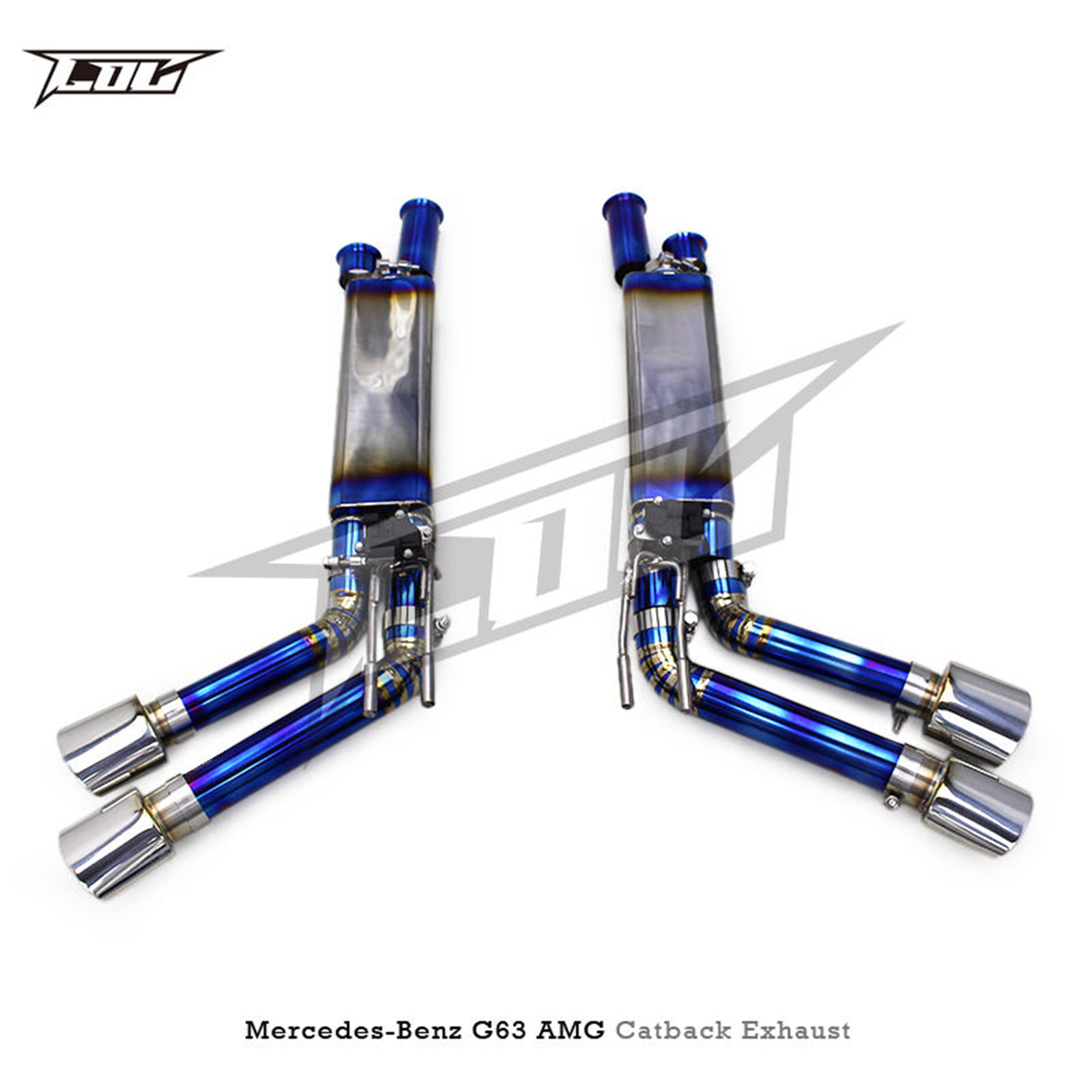 STRATEC Titanium Valved Catback Exhaust System for Mercedes Benz G63 AMG W464 4.0T