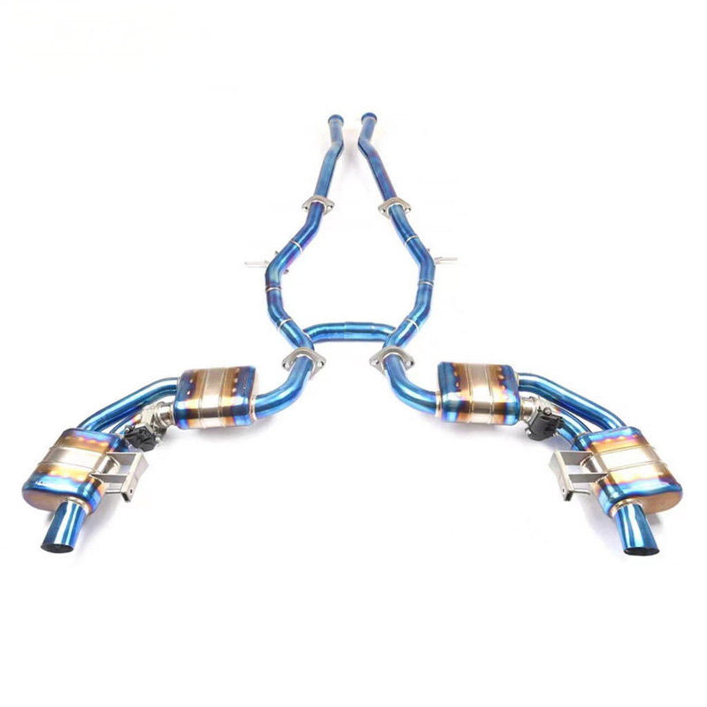 Titanium Valved Catback Exhaust System for Mercedes Benz S63 S63 Coupe C217 5.5T