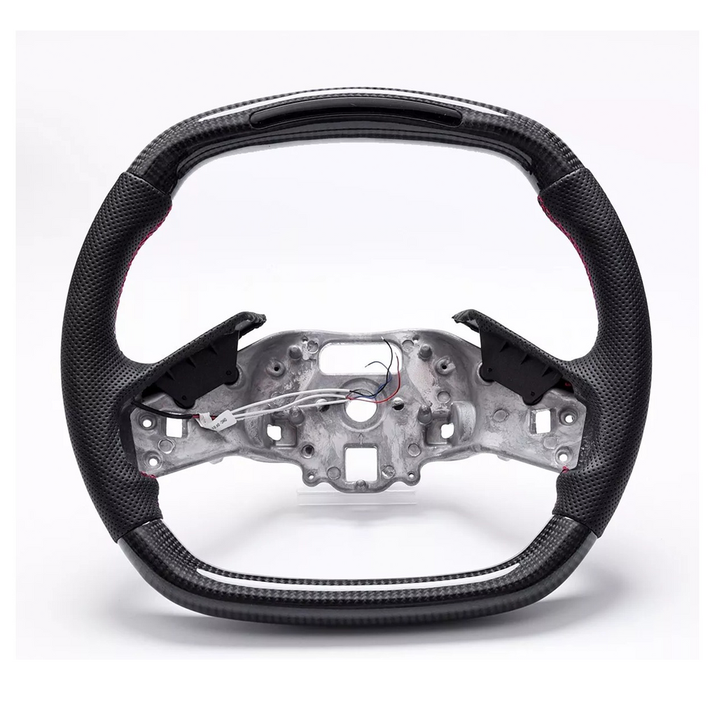 OEM Carbon Fiber LED Heated Steering Wheel for Chevrolet Corvette C8 Z51 Z06
