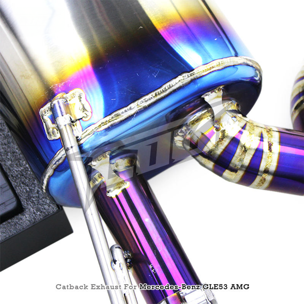 Titanium Catback Exhaust System for Mercedes Benz GLE53 AMG W167 3.0T