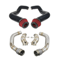 Race Exhaust Downpipes & Front Mount Cold Air Intake System for BMW F90 G90 M5 F92 M8 S63 4.4L V8