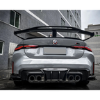 Prepreg Carbon Fiber TK Aggressive Large Rear Trunk Wing for BMW G80 M3 G82