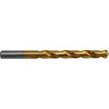 9/64 118 Degree General Purpose Jobber Length Drill Cle-Line 1898T TiN HSS RHS/RHC