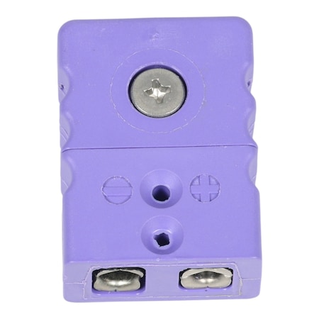 ThermocoupleConnector,Purple,TypeE,Jack