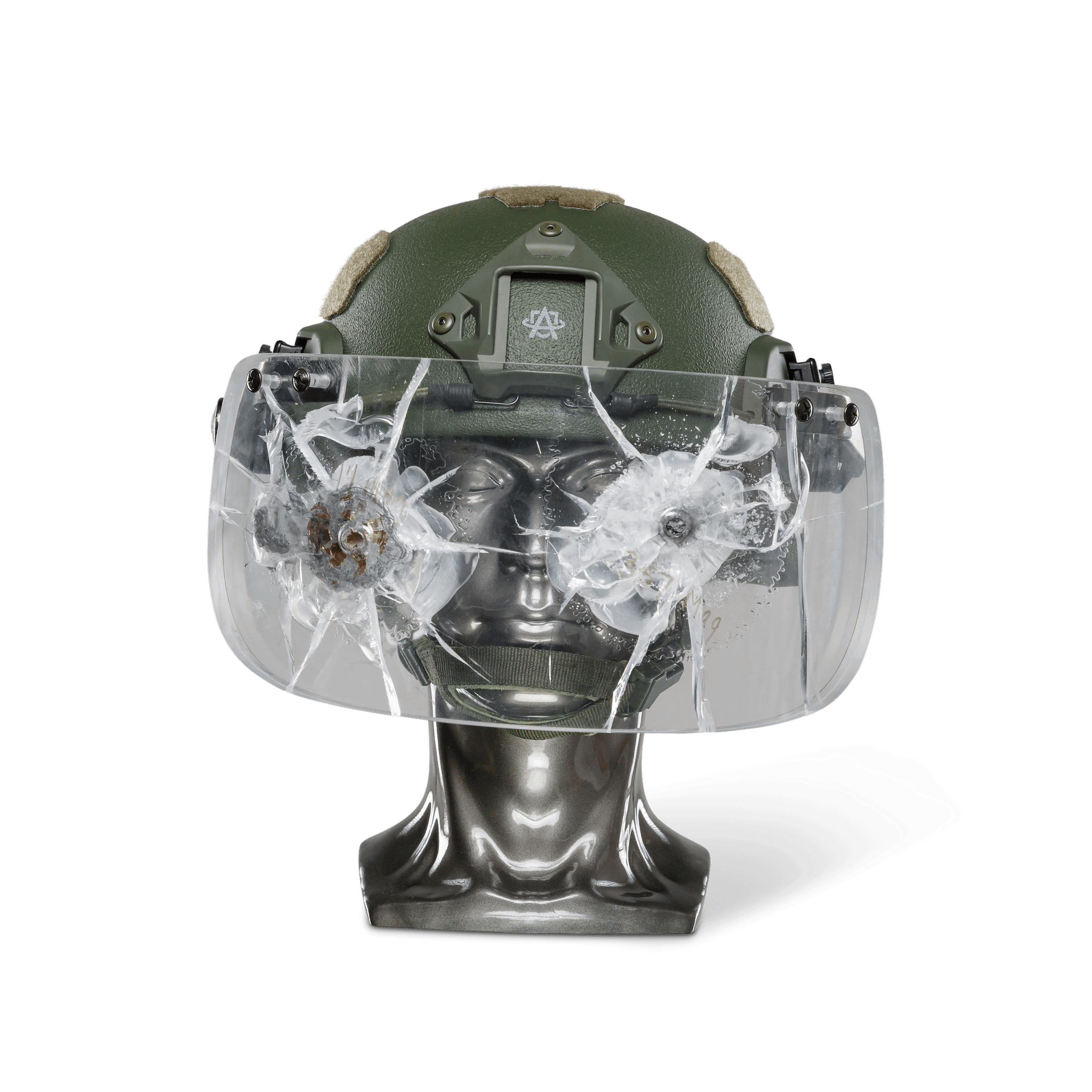 Ballistic Helmet with Face Shield - NIJ Level IIIA+