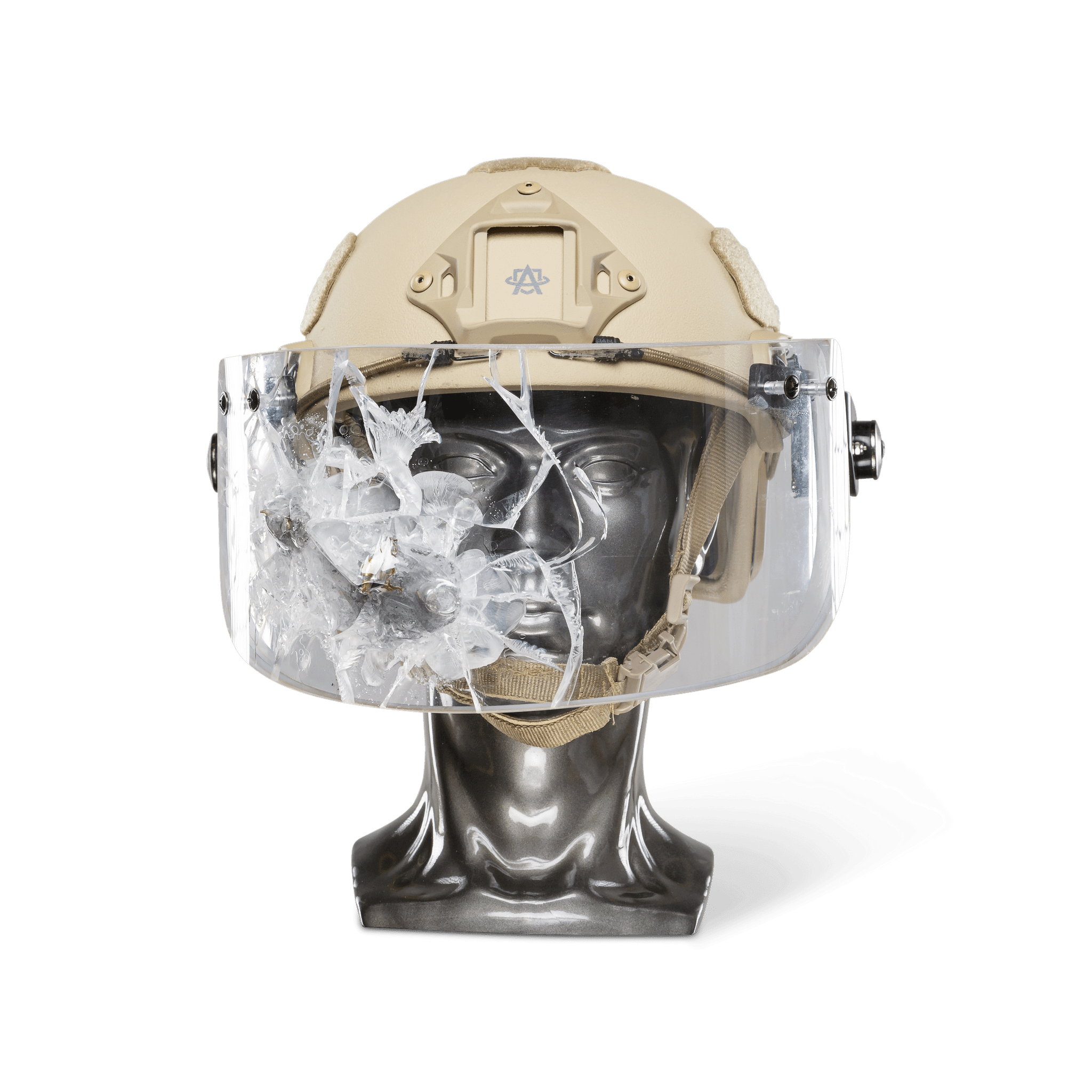 Ballistic Helmet with Face Shield - NIJ Level IIIA+