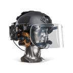 Ballistic Helmet with Face Shield - NIJ Level IIIA+