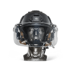 Ballistic Helmet with Face Shield - NIJ Level IIIA+