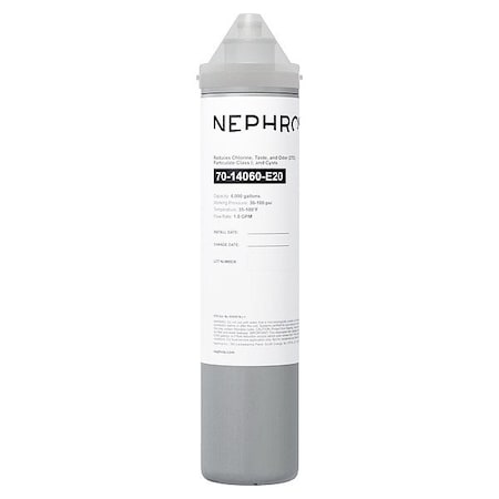 Quick-Connect Filter, 1 gpm, 3 in Dia