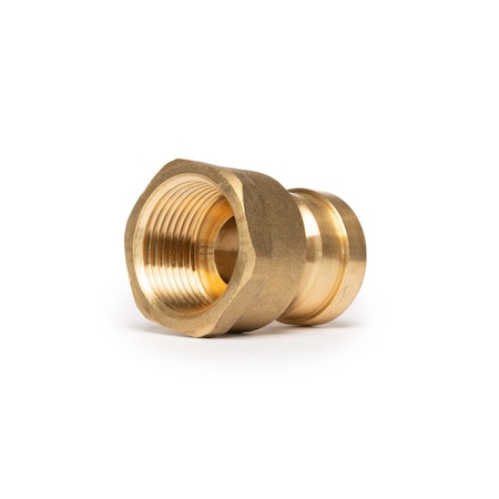 Female Straight Adapter, Brass, Not Applicable