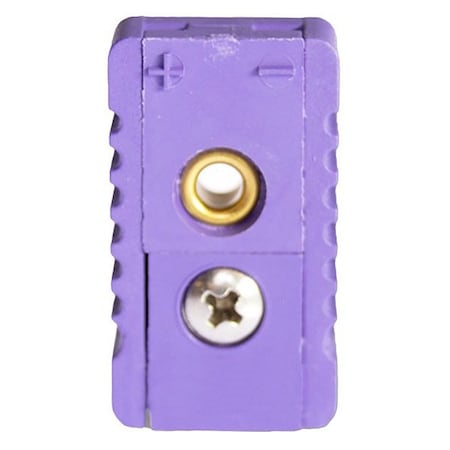 ThermocoupleConnector,Purple,TypeE,Jack