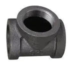Black Cast Iron Tee Fitting