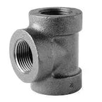 Black Cast Iron Tee Fitting