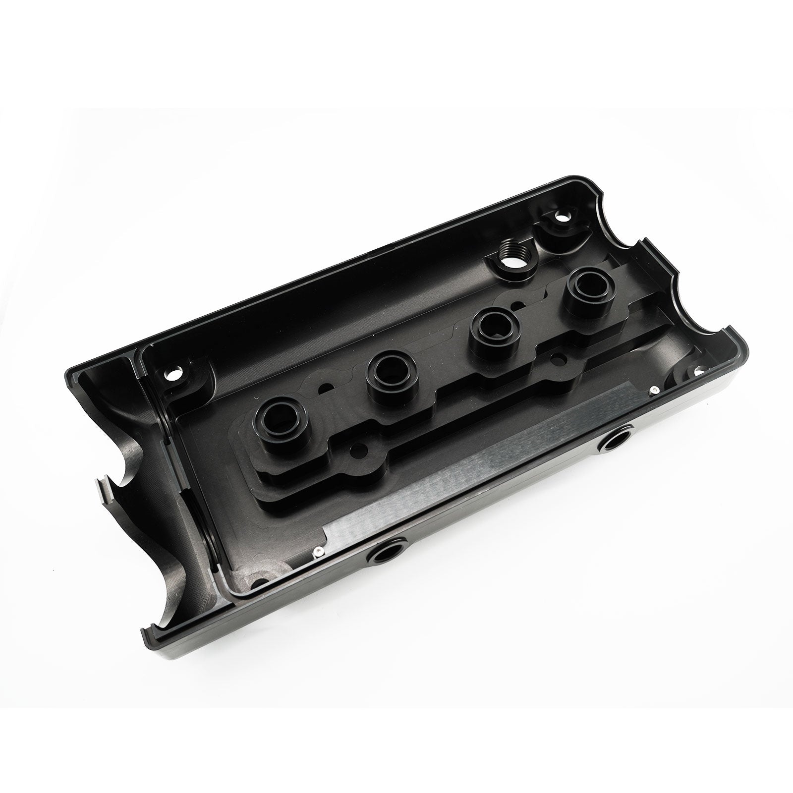 Billet B Series Vented Valve Cover Baffle B16 B18 AN10 For Honda Acura DOHC Vtec