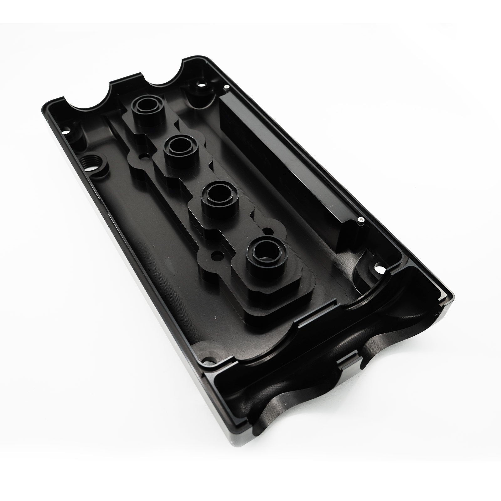 Billet B Series Vented Valve Cover Baffle B16 B18 AN10 For Honda Acura DOHC Vtec