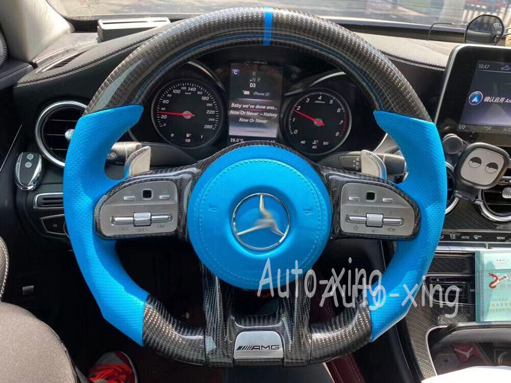 Mercedes-Benz 2020+ AMG Performance Style Customizable Steering Wheel (Fits 2010+ All Models)