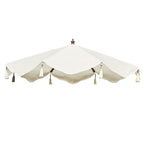 LAGarden Boho Fringe Umbrella Replacement Canopy 7ft 8-Rib 5-10yr