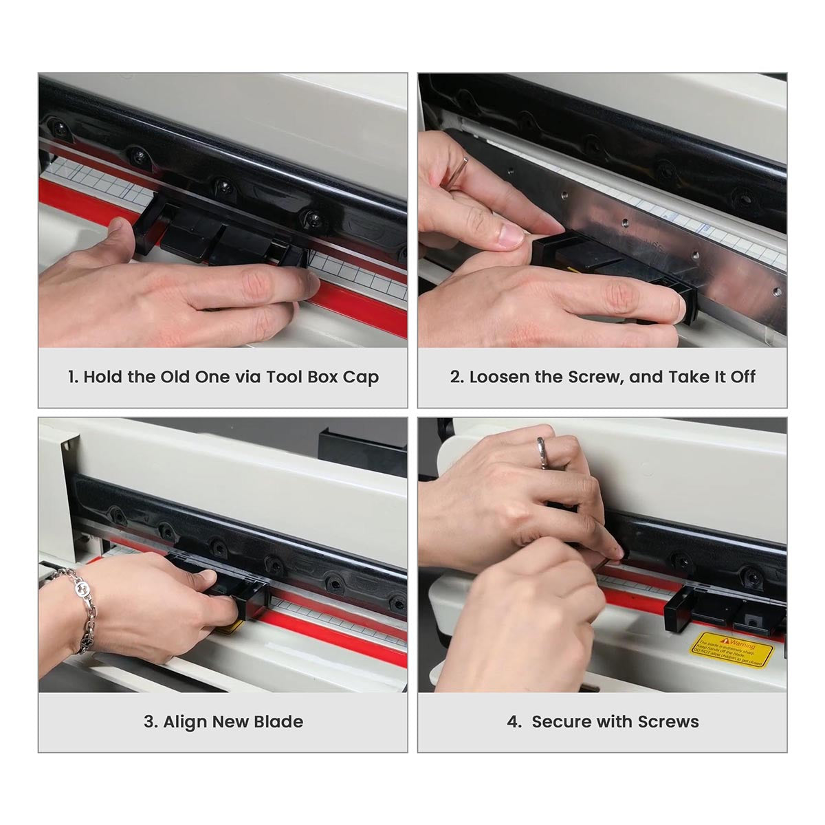 Yescom Paper Cutter Blade Replacement for A3/A4 Stack Trimmer