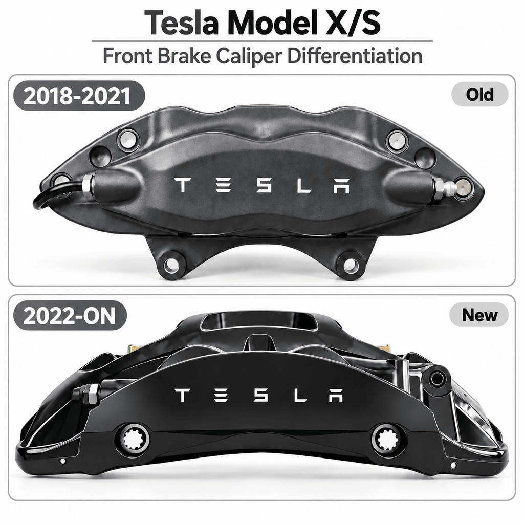 Brake Caliper Covers for Tesla Model S/X | 4-Piece Aluminum Set