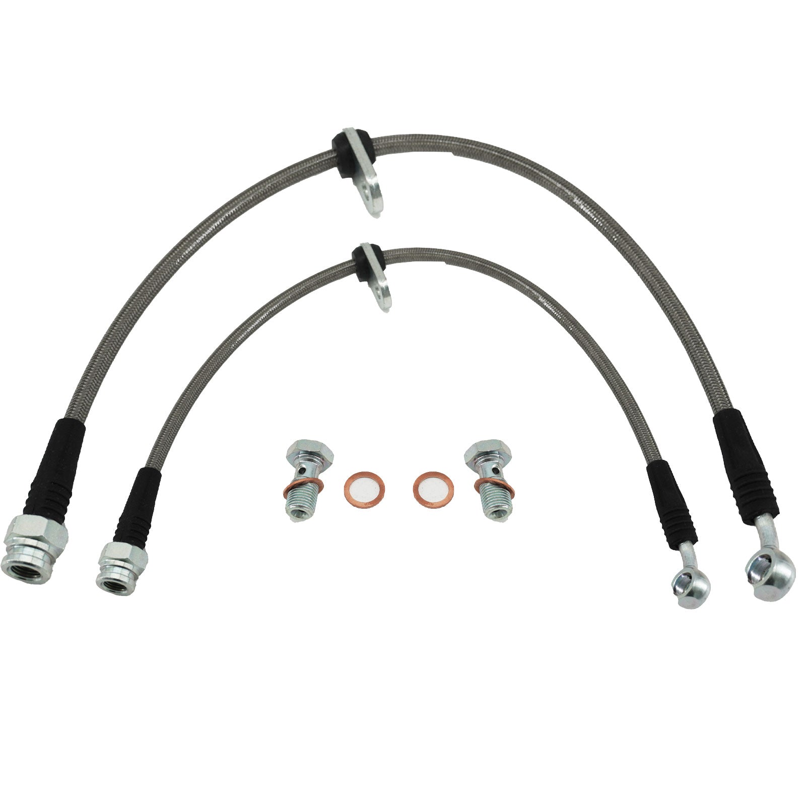Front & Rear Brake Line Replacement Kit For 92-95 Honda Civic w/rear disc