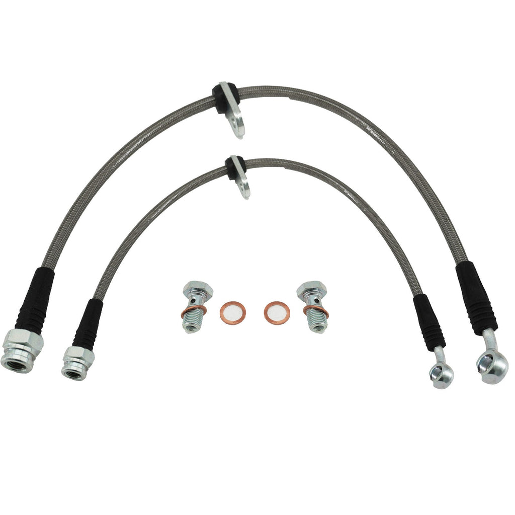 Complete Stainless Front Brake Line Replacement Kit For 96-00 Honda Civic EK