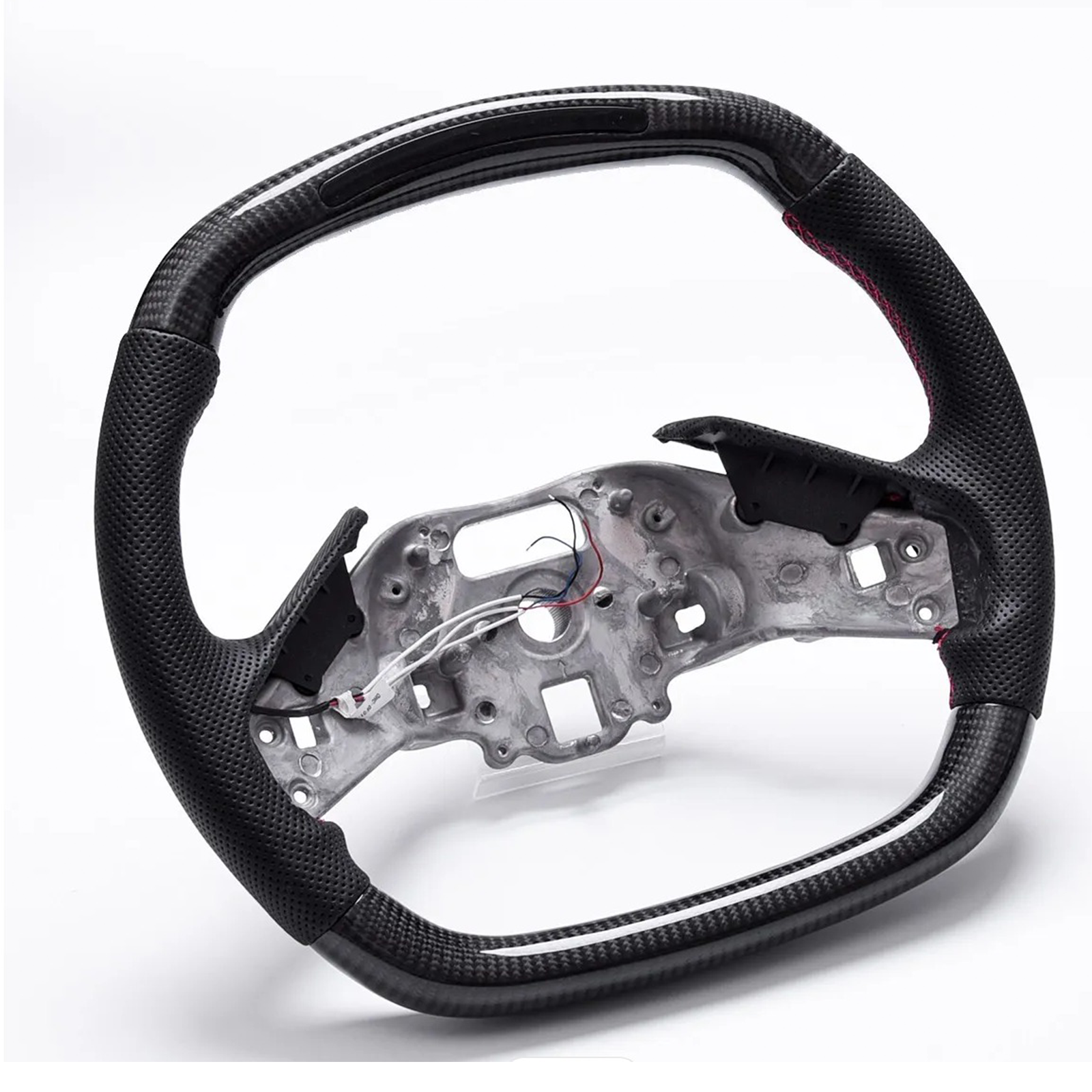 OEM Carbon Fiber LED Heated Steering Wheel for Chevrolet Corvette C8 Z51 Z06
