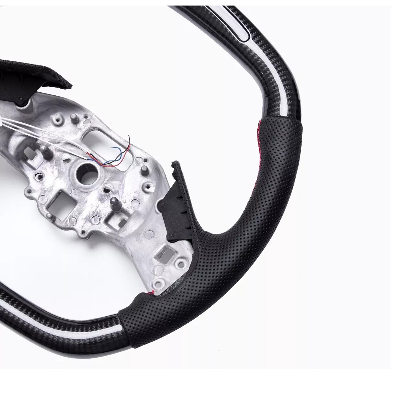 OEM Carbon Fiber LED Heated Steering Wheel for Chevrolet Corvette C8 Z51 Z06