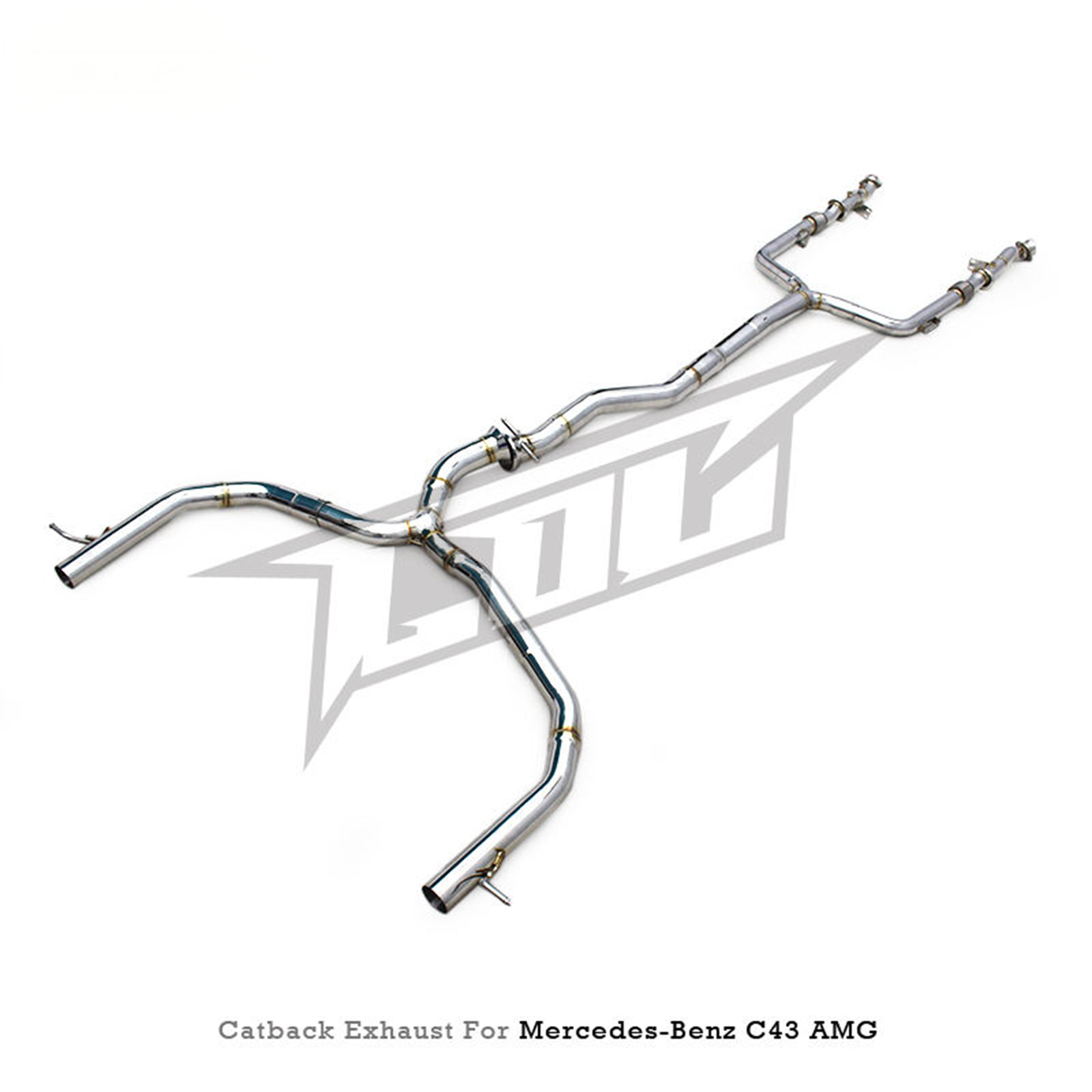 Stainless Steel Catback Exhaust System for Mercedes Benz AMG C43 3.0T