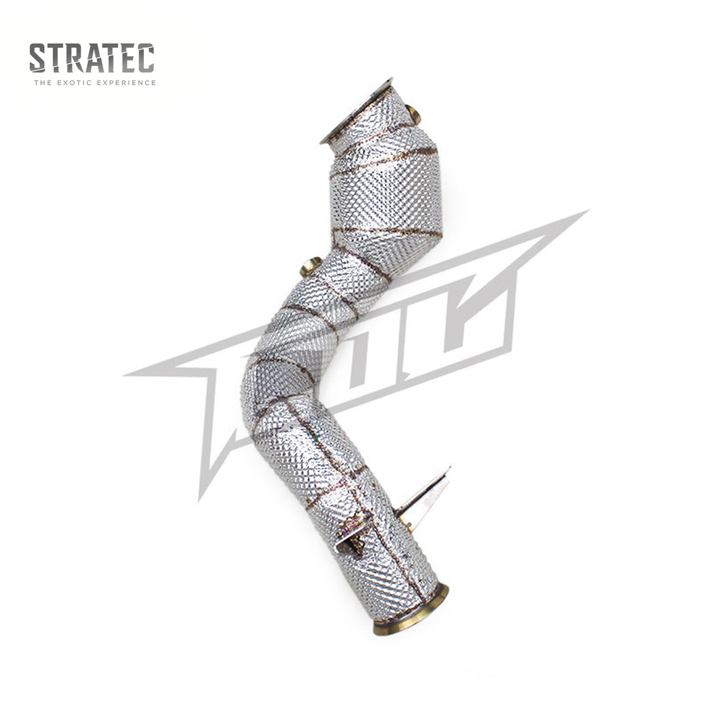 High Flow Catted Downpipe for Mercedes Benz E200 E300 W213 C238 2.0T