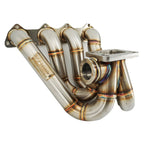 B Series T3 .82 Top Mount Turbo Manifold Kit GSR Si B16 B18 B20 44mm For Civic Si DC2