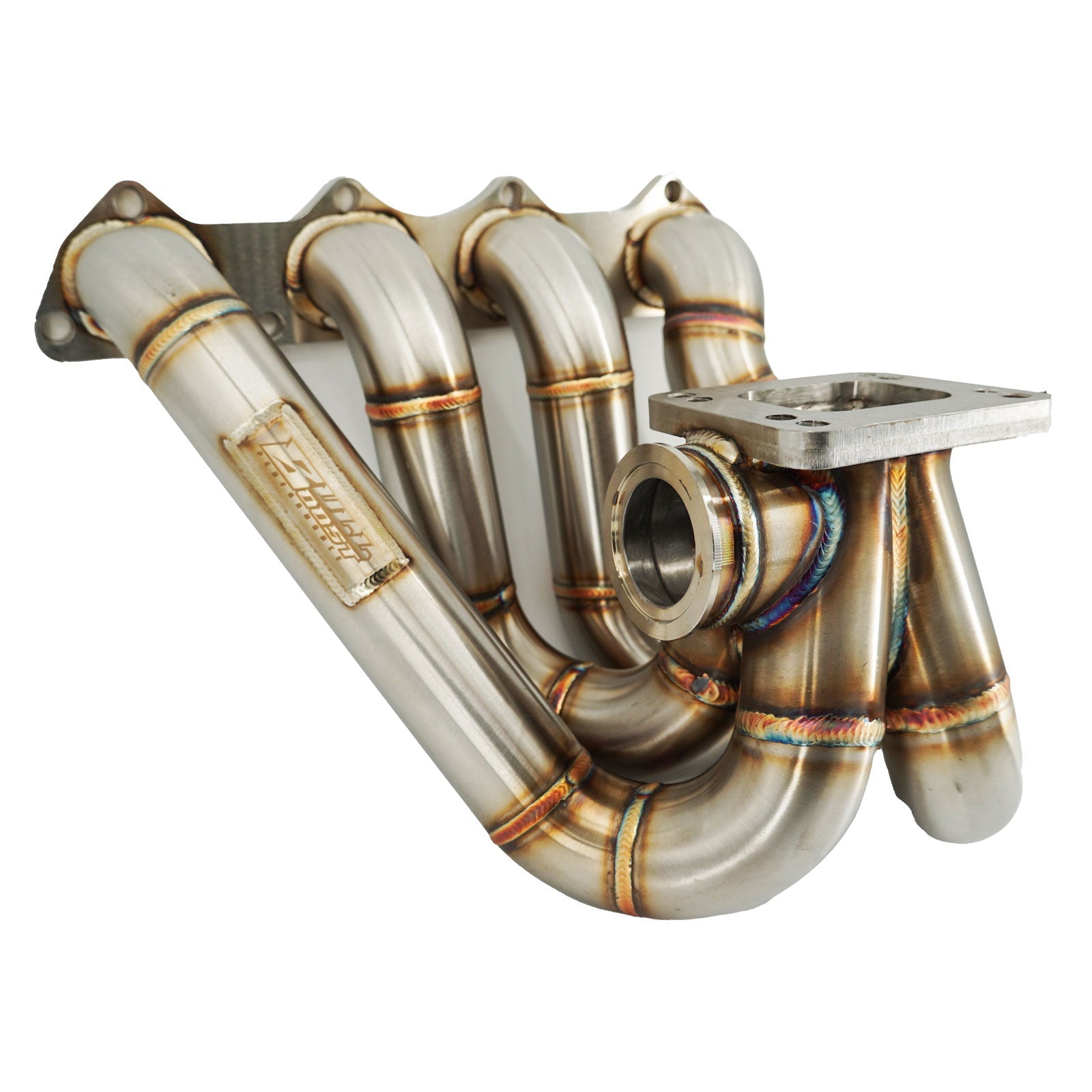 B Series T3 .82 Top Mount Turbo Manifold Kit GSR Si B16 B18 B20 44mm For Civic Si DC2