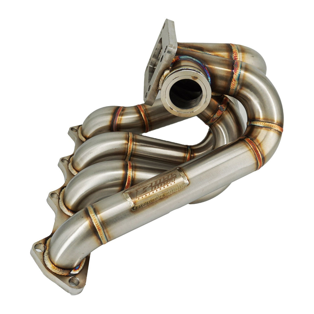 B Series T3 .82 Top Mount Turbo Manifold Kit GSR Si B16 B18 B20 44mm For Civic Si DC2