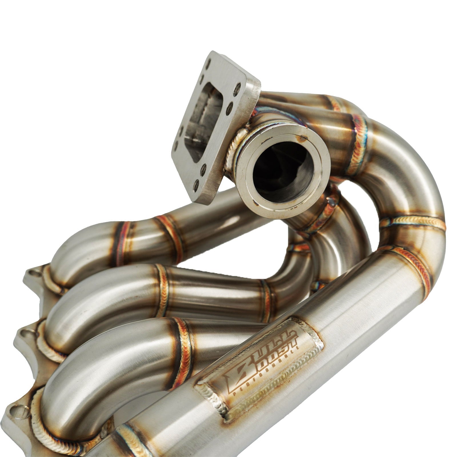 B Series T3 .82 Top Mount Turbo Manifold Kit GSR Si B16 B18 B20 44mm For Civic Si DC2