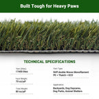 Yescom Commercial Artificial Turf for Pet Facility Runs 15'x Cut-to-Length