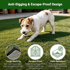 Yescom Commercial Artificial Turf for Pet Facility Runs 15'x Cut-to-Length