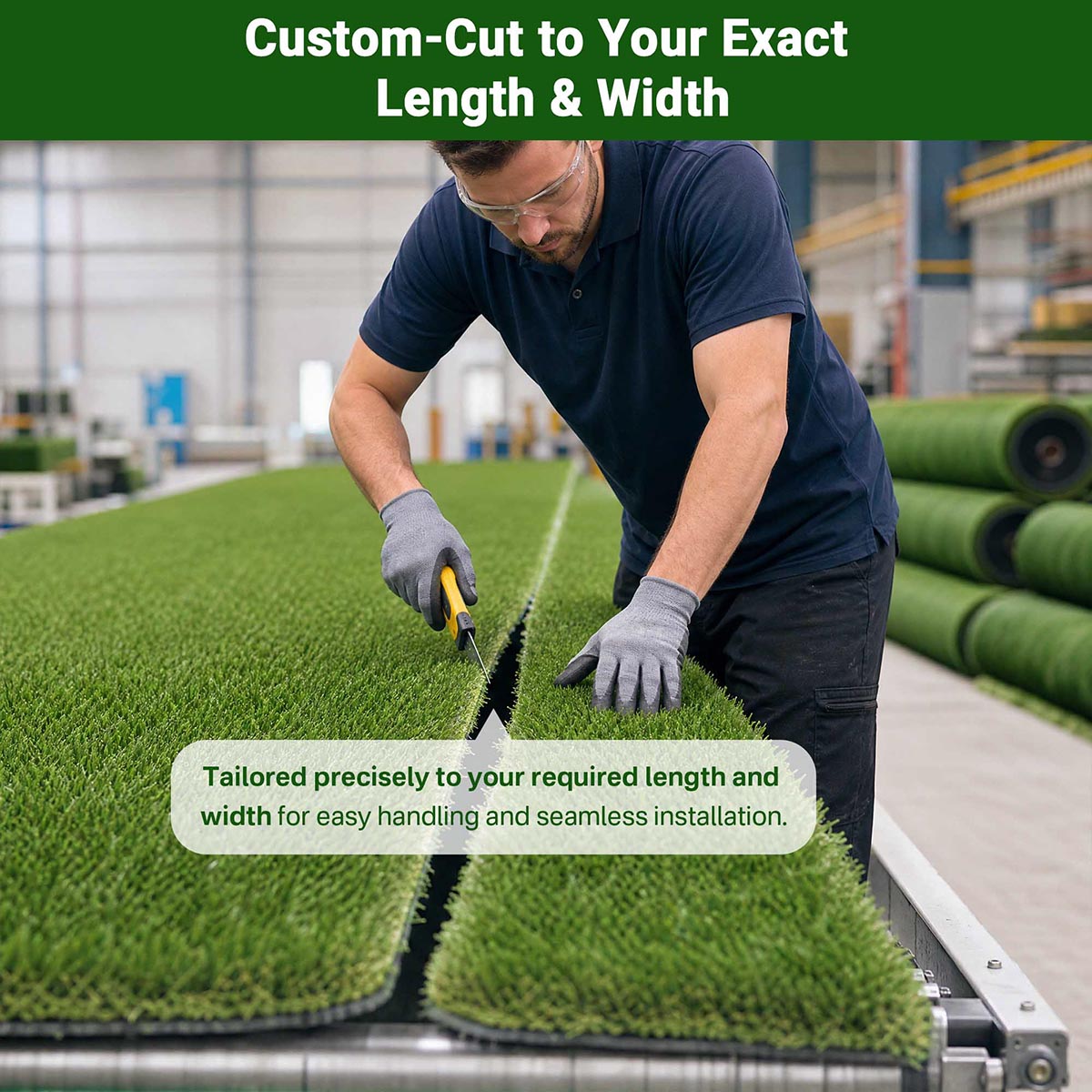 Yescom Commercial Artificial Turf for Pet Facility Runs 15'x Cut-to-Length