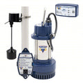 SubmersibleSumpPump,20ft,13.375in,115VAC