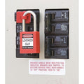 Lockout Padlock, Keyed Different, Nylon, Standard Body Size, 1-3/4 in H, Shackle Dia 1/4 in, Red