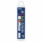 BOSCH BM5201 5 pc. 1/8 In. X 2 In. X 3 In. Fast Spiral Rotary Masonry Drill Bits
