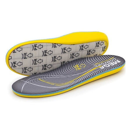 Insole, Yellow; Gray, Round, 2XL, PR