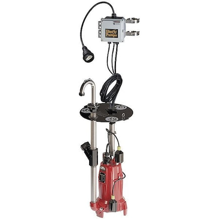 GrinderPumpSystem,10ft,2hp,208/230VAC