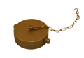 Cap And Chain 2-1/2" Brass Cap For Fire Protection
