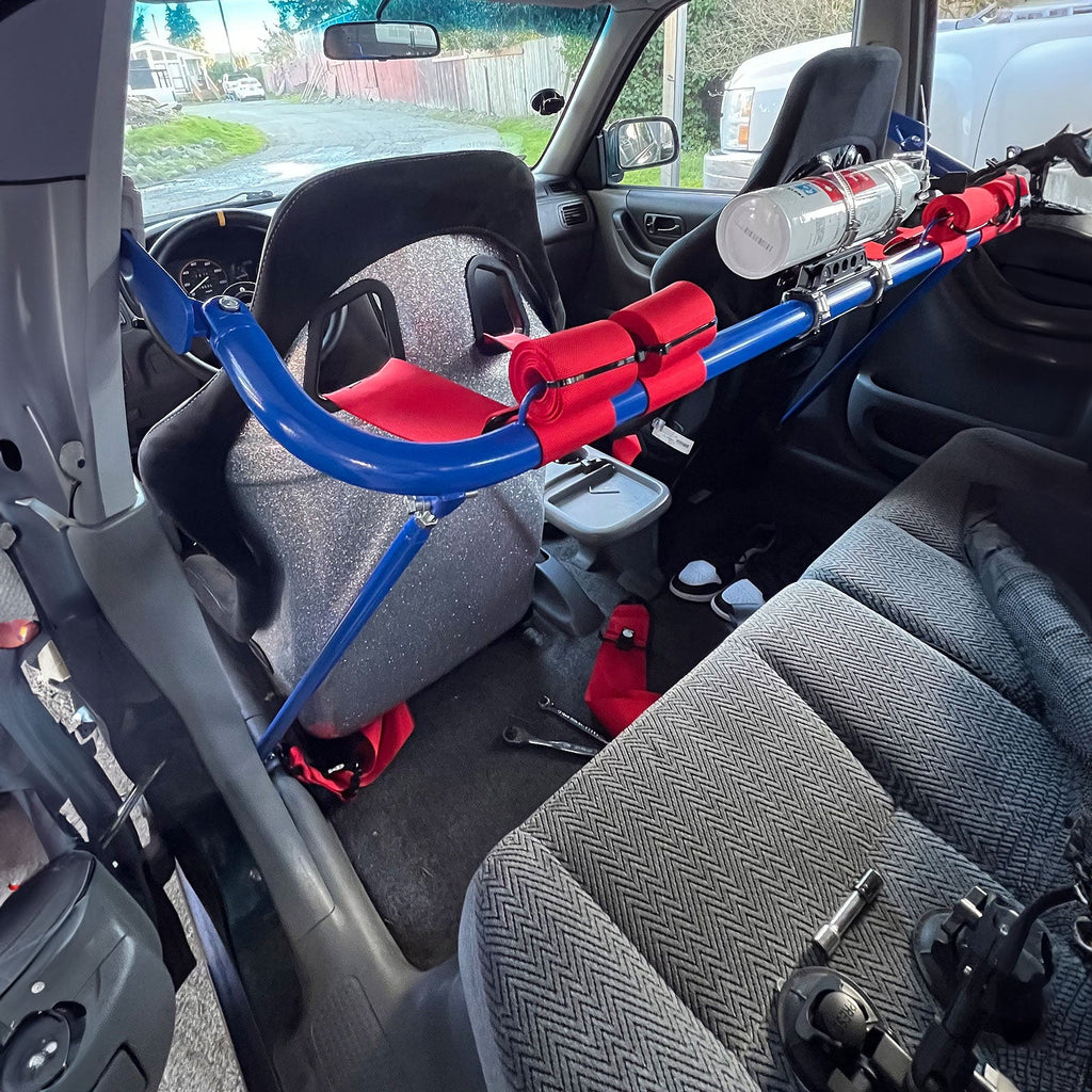 Bull Boost Adjustable Racing Lowered Ultra Max Bucket Seat w/ Seat Rails