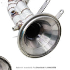 Catless Exhaust Manifold Downpipe for Porsche 992 992.1 992.2 GT3 RS GT3RS 4.0