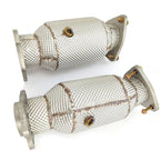 High Flow Catted Downpipes for Chevrolet Corvette C8 6.2L V8