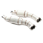 Hi Flow Catted Exhaust Down Pipes for Ferrari Modena 360 Spider 3.6L