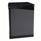 Black Single-door Storage Locker Outdoor Kitchen Islands