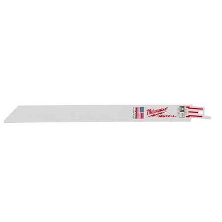 Reciprocating Saw Blade, 9 in x 18 TPI