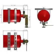 Cease Fire CFP 640LP Compact Fire Protection System for Safety